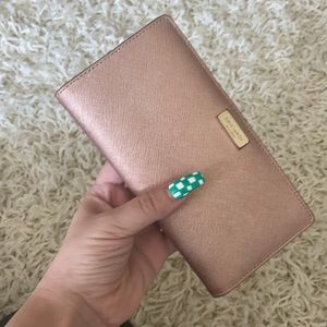 Kate Spade rose gold wallet